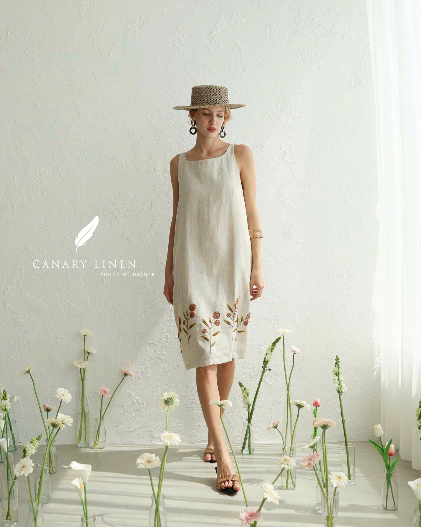  Meadow Dress - Muối tiêu 