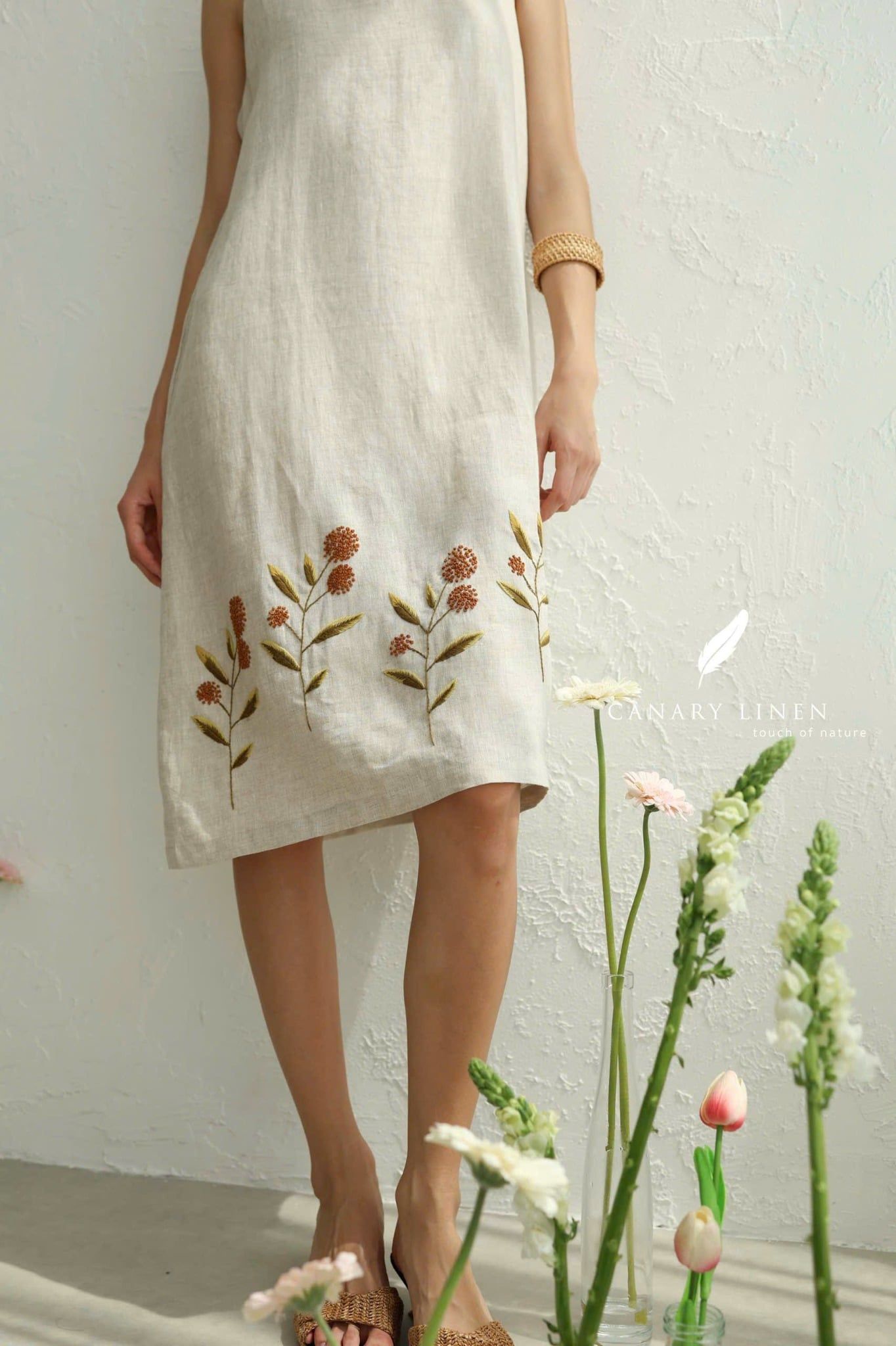  Meadow Dress - Muối tiêu 