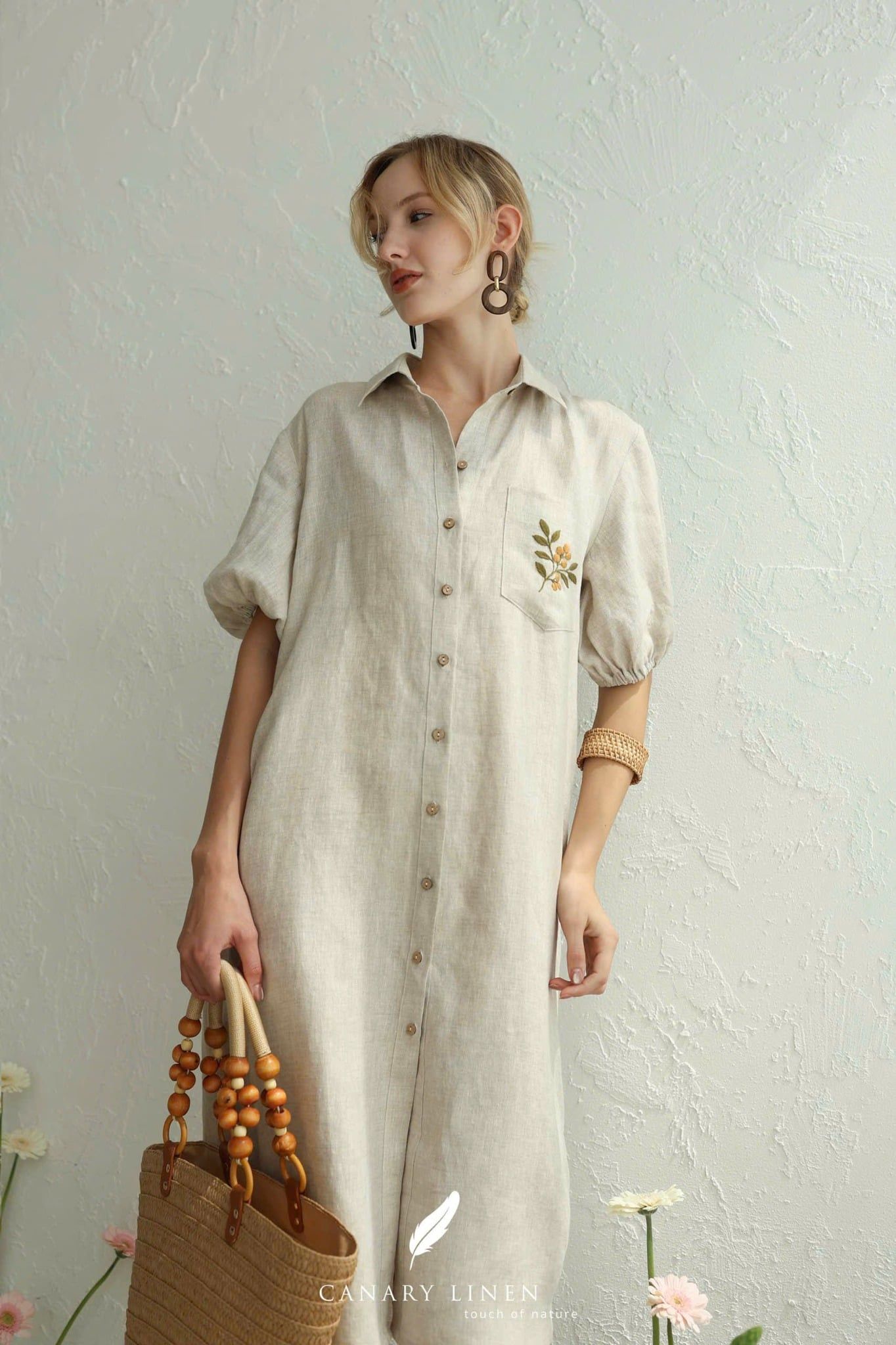  Volia Dress - Muối tiêu 