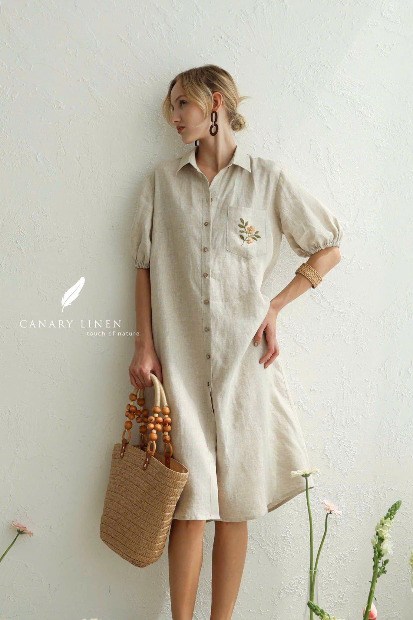  Volia Dress - Muối tiêu 