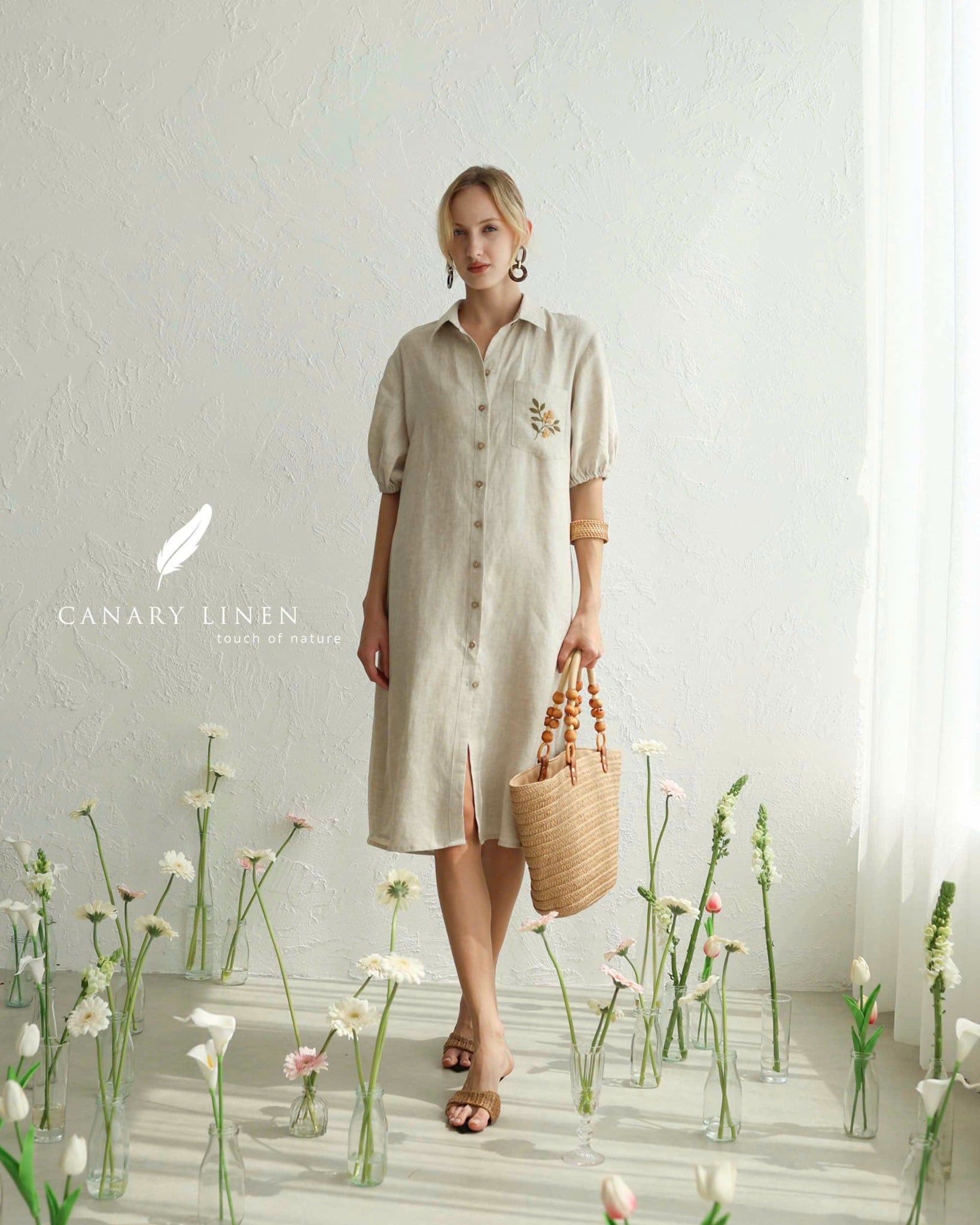  Volia Dress - Muối tiêu 