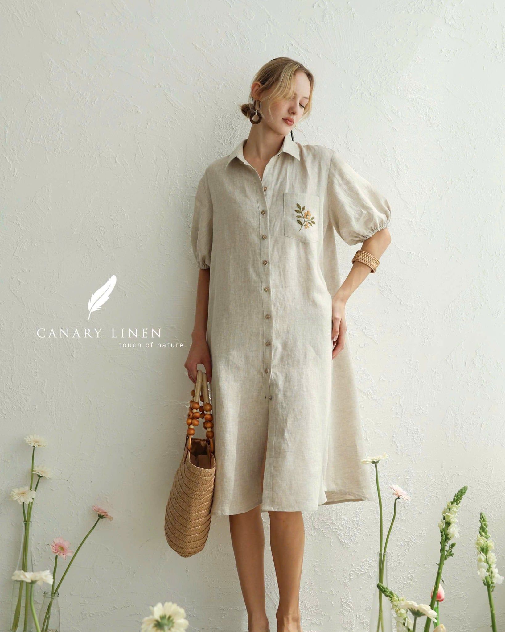  Volia Dress - Muối tiêu 