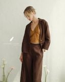  Mora Blazer - Nâu choco 