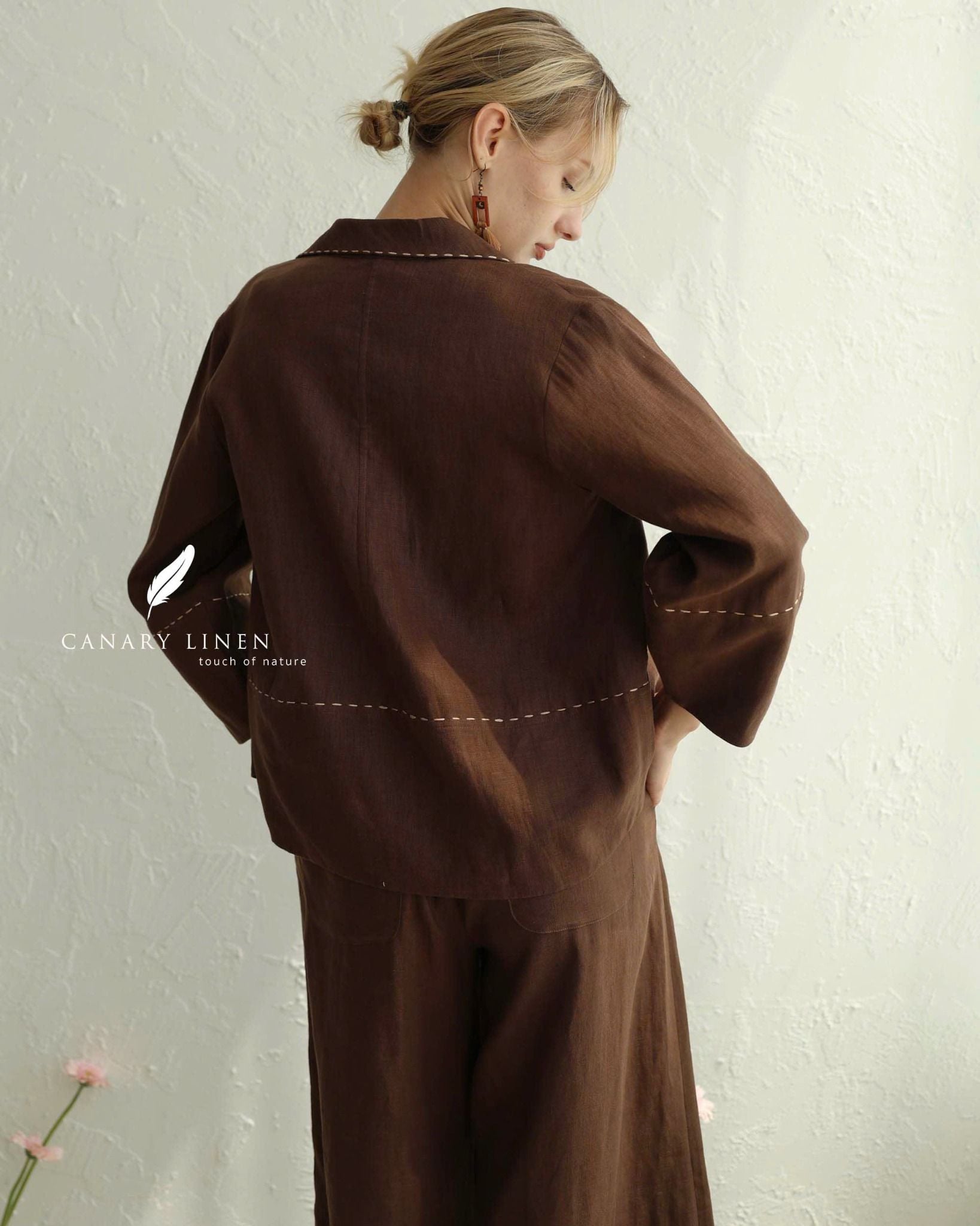  Mora Blazer - Nâu choco 