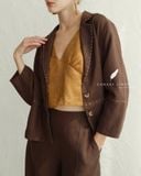  Mora Blazer - Nâu choco 