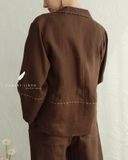  Mora Blazer - Nâu choco 