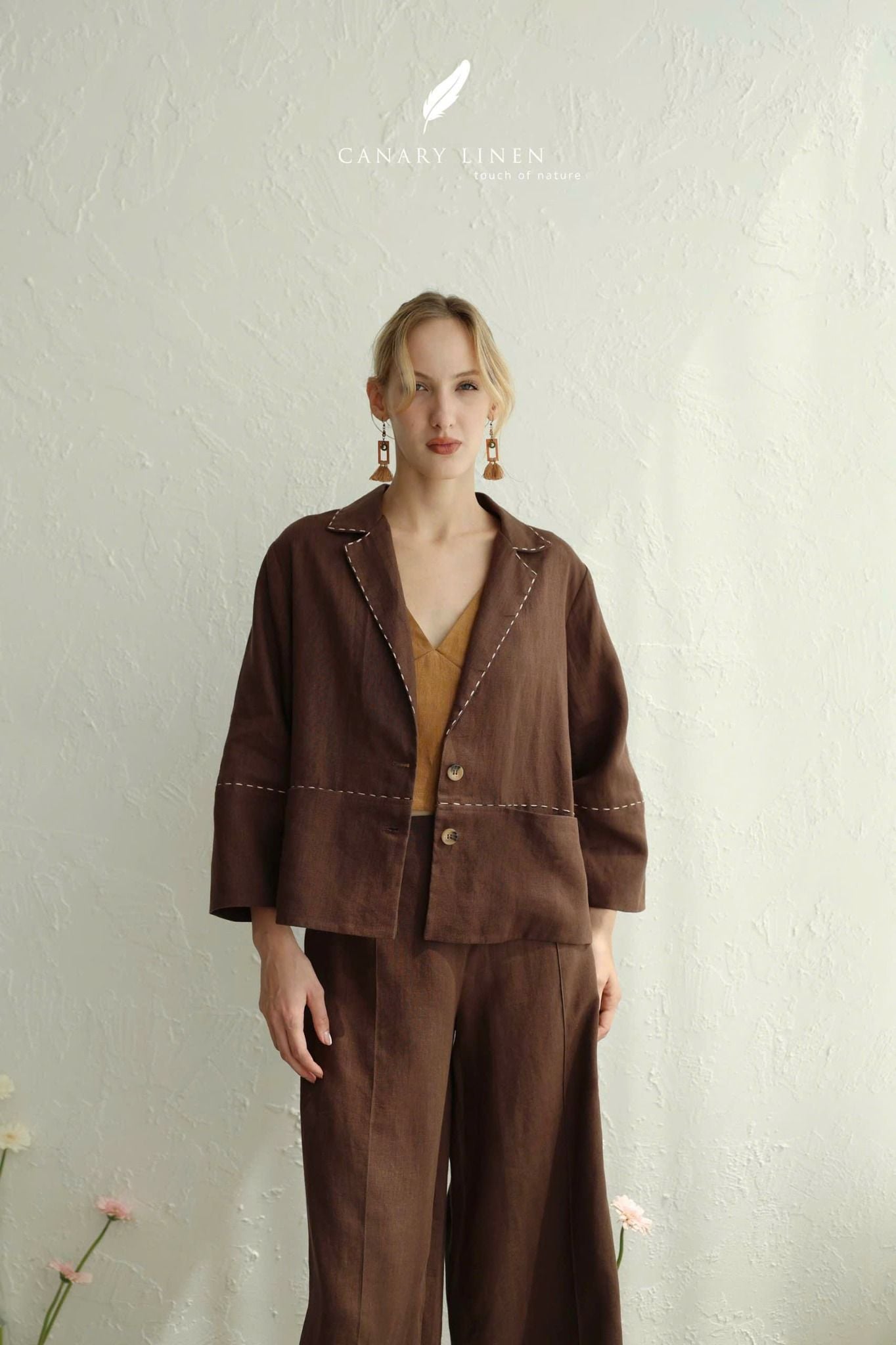  Mora Blazer - Nâu choco 