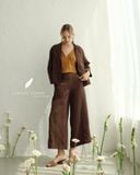  Mora Blazer - Nâu choco 