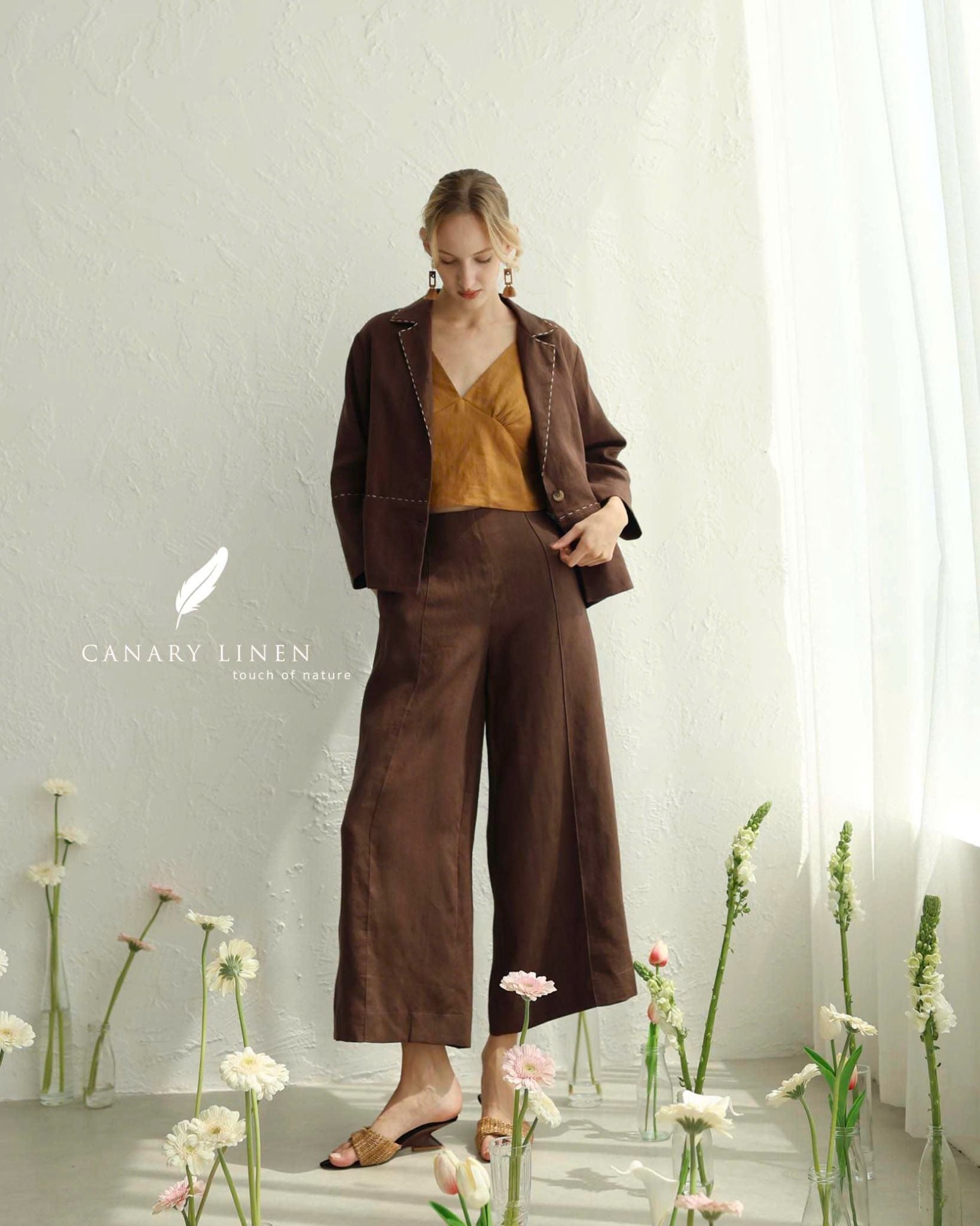  Mora Blazer - Nâu choco 