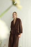  Mora Blazer - Nâu choco 