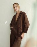  Mora Blazer - Nâu choco 