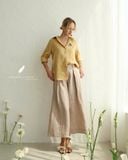  Blossy Shirt - Vàng 