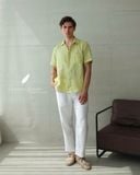  Men's Linen Stride Pants - Trắng 