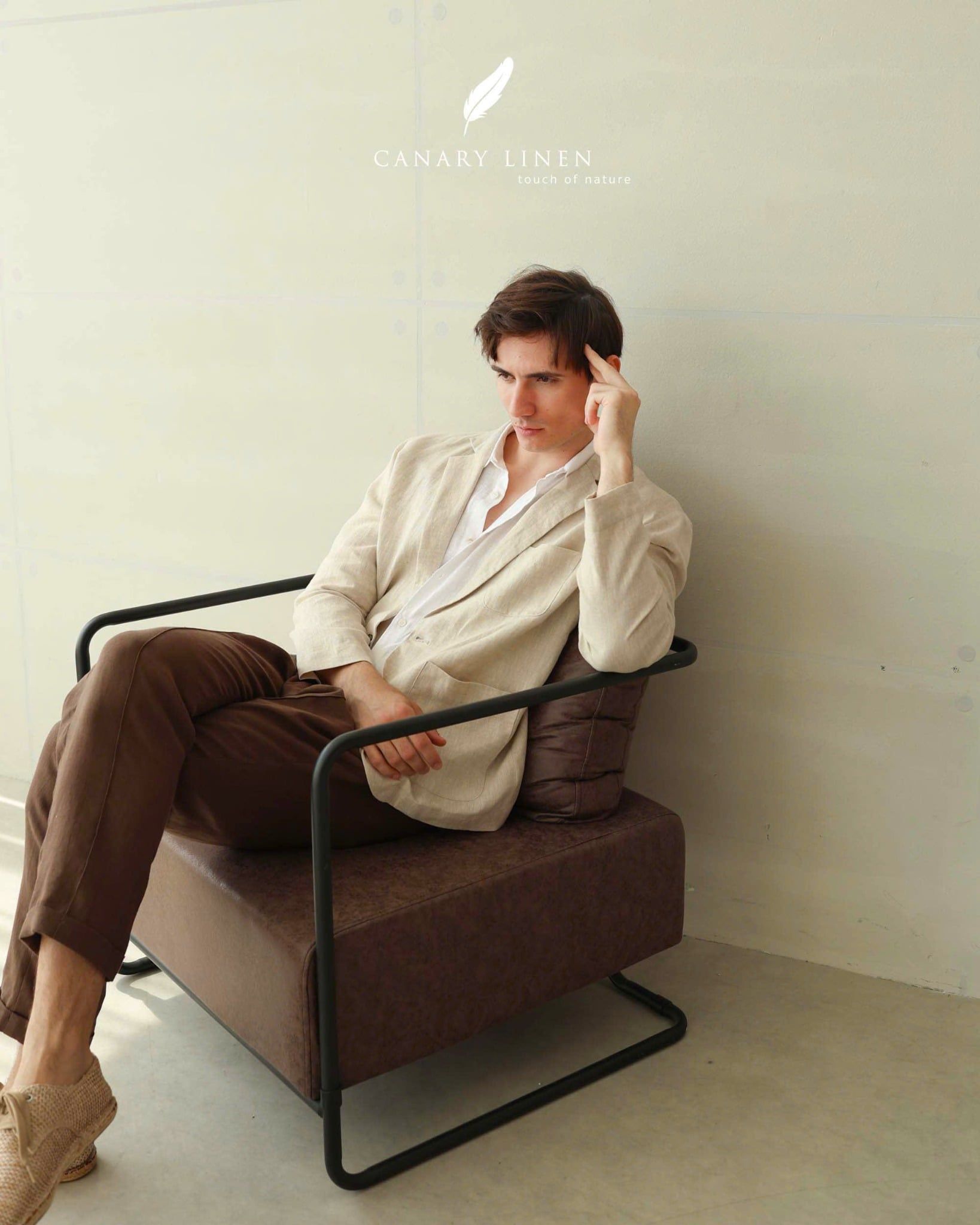  Atlas Line Pants - Nâu choco 