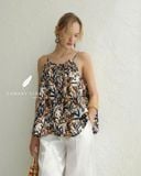  Halter Top - Lá Trúc 