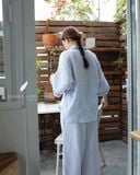  Calma Set - Caro xanh dương 