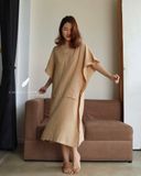  Celia Dress - Nâu be 