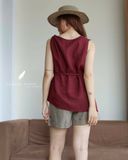  Line Shorts - Nâu xám 