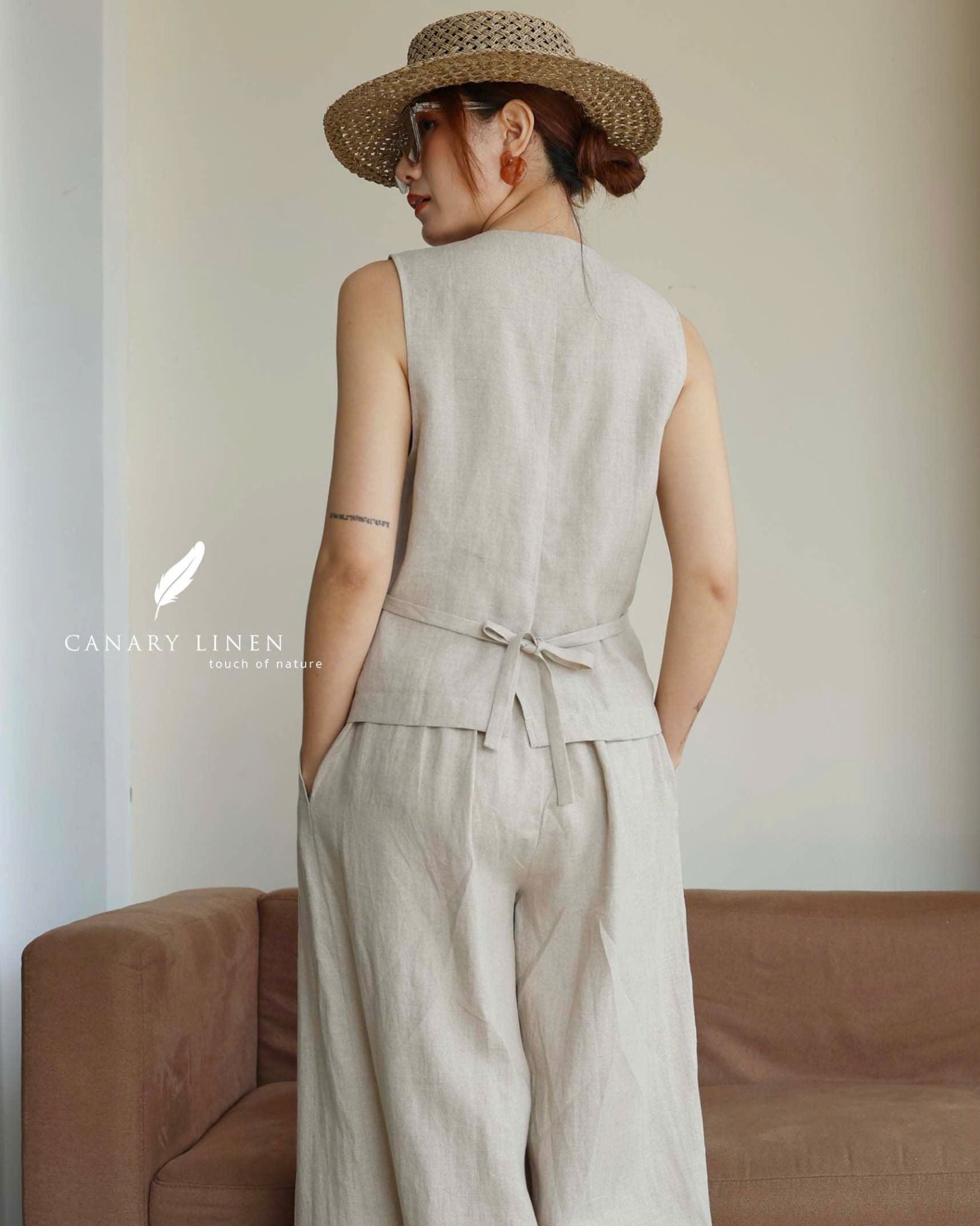  Wide Pants - Muối tiêu 