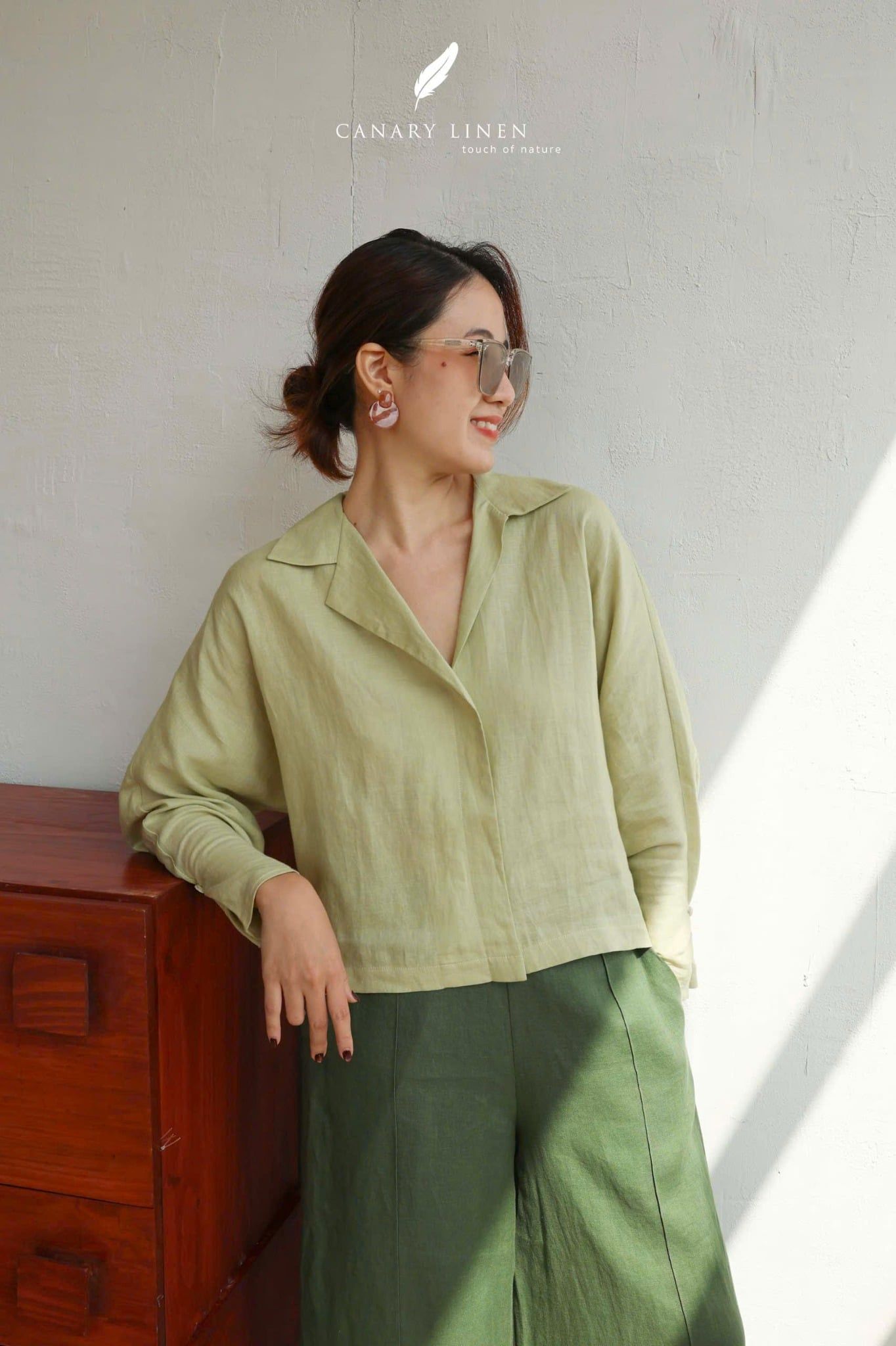  Stell Shirt - Xanh bơ 