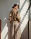  Stell Shirt - Nâu nhạt 