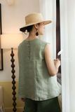  Aline Top - Rêu nhạt 