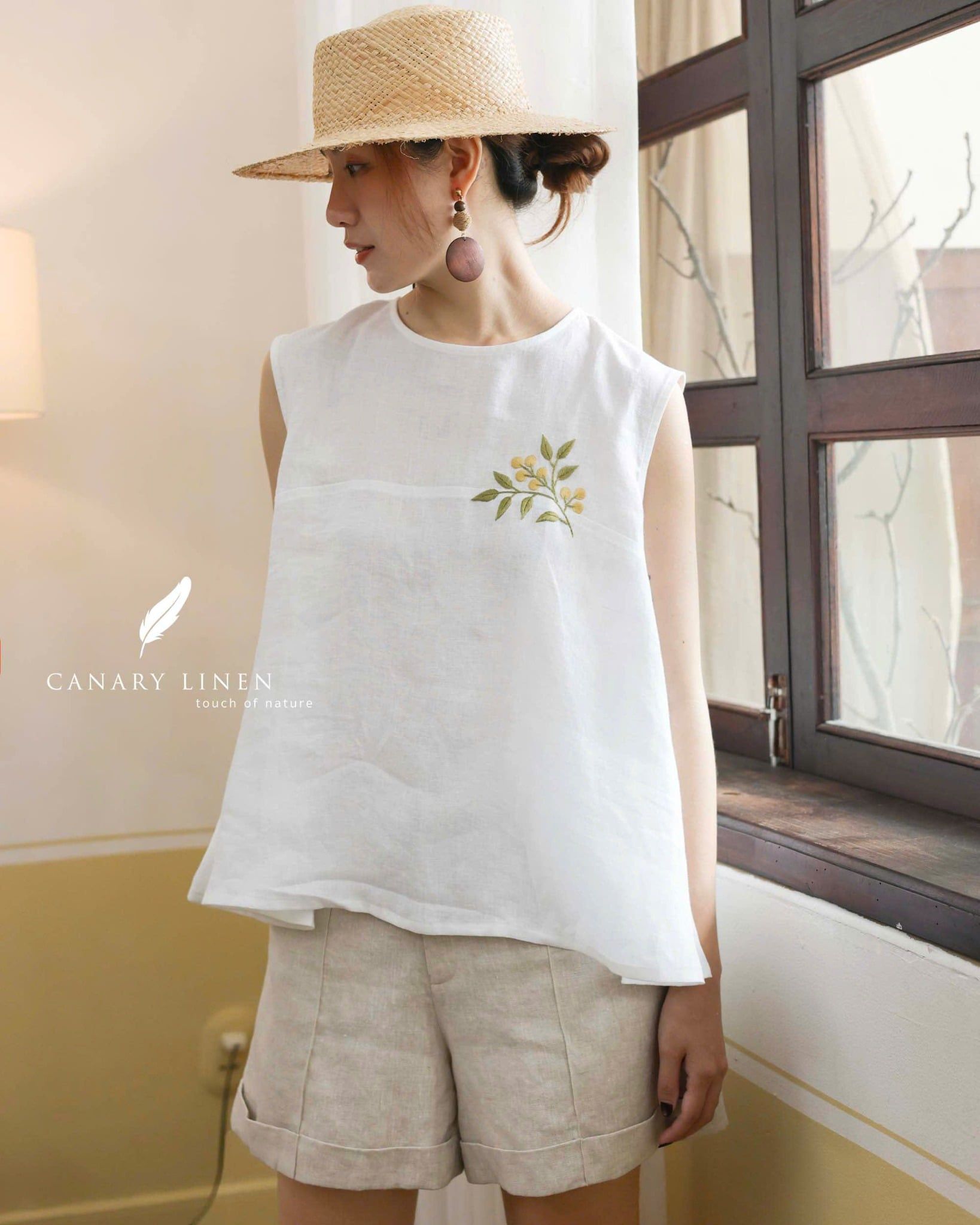  Aline Top - Trắng 