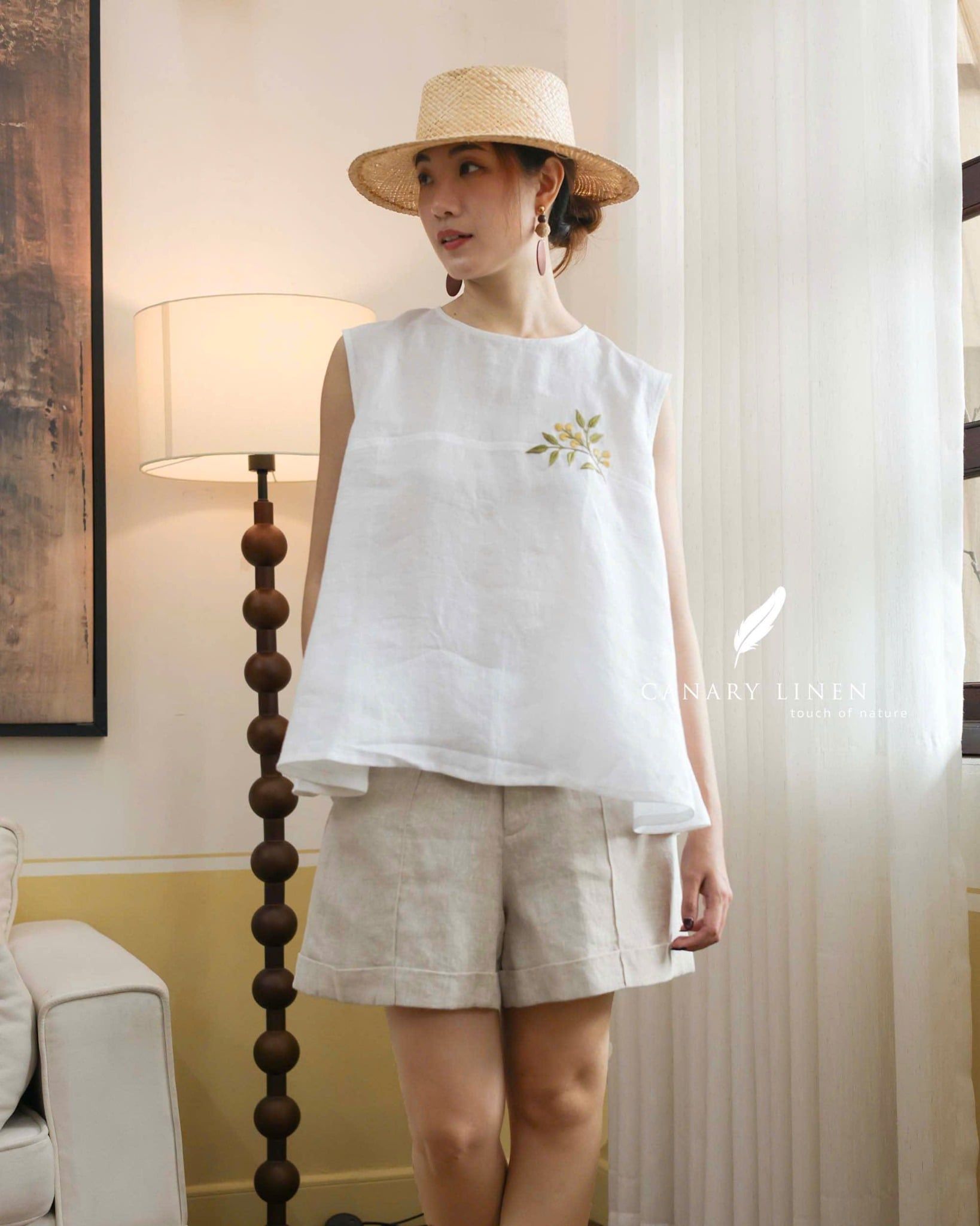  Aline Top - Trắng 