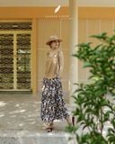  Tiered Maxi Skirt - Lá Trúc 