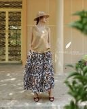  Tiered Maxi Skirt - Lá Trúc 