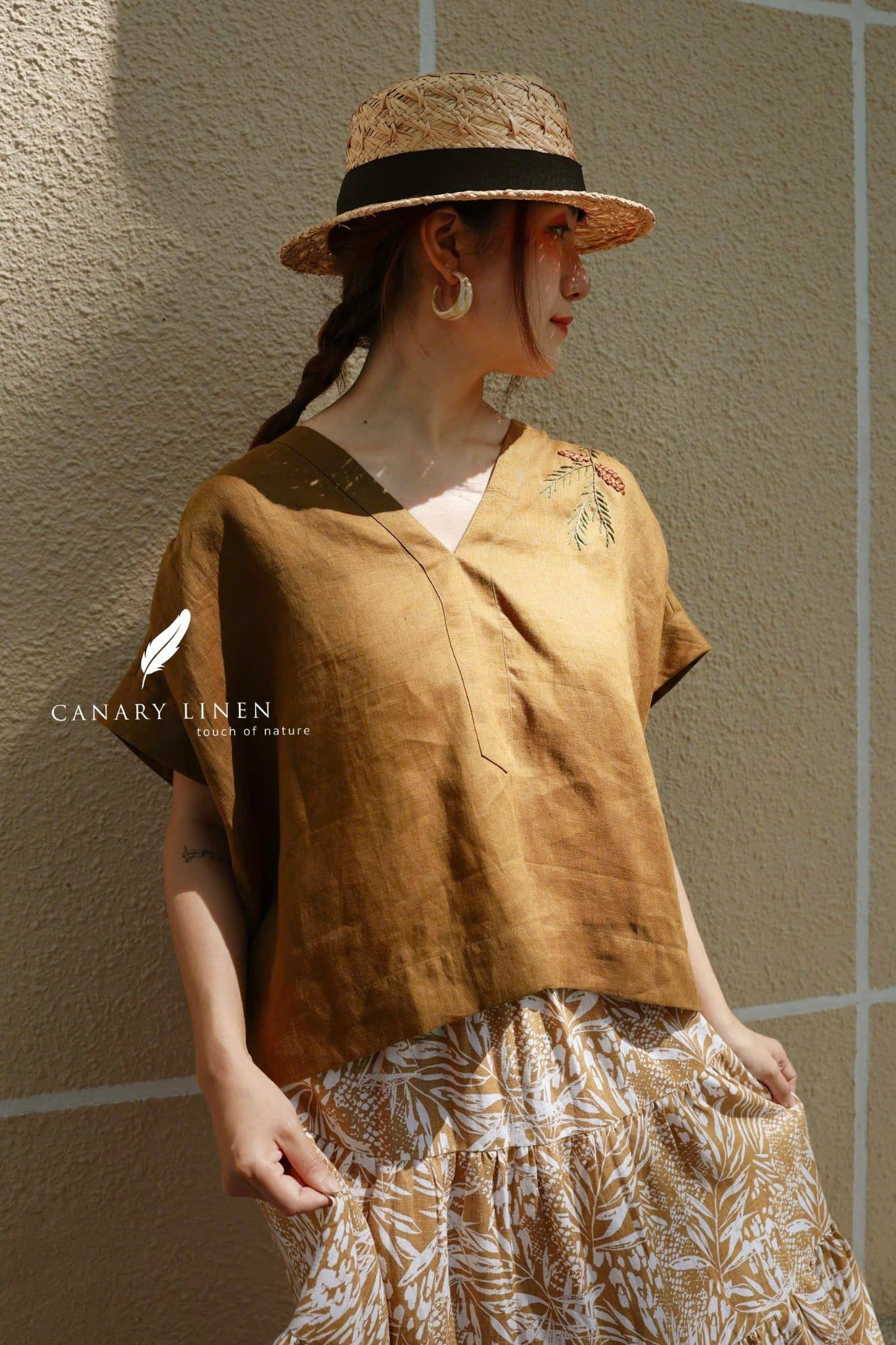  Olva Top - Vàng dưa cải 