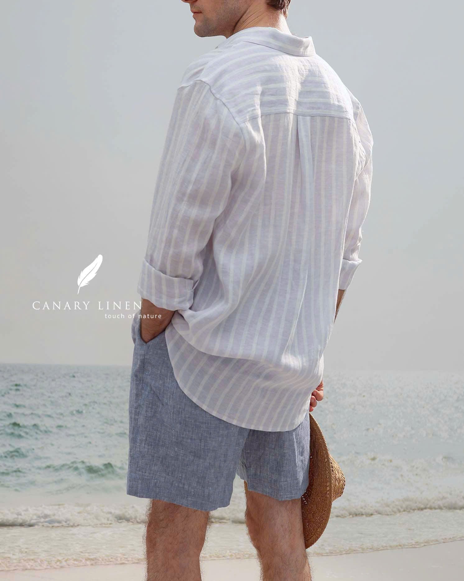  Nomad Shirt - Sọc xanh 