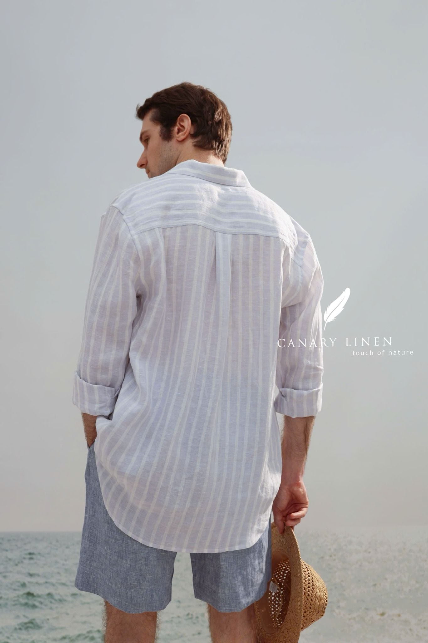  Nomad Shirt - Sọc xanh 