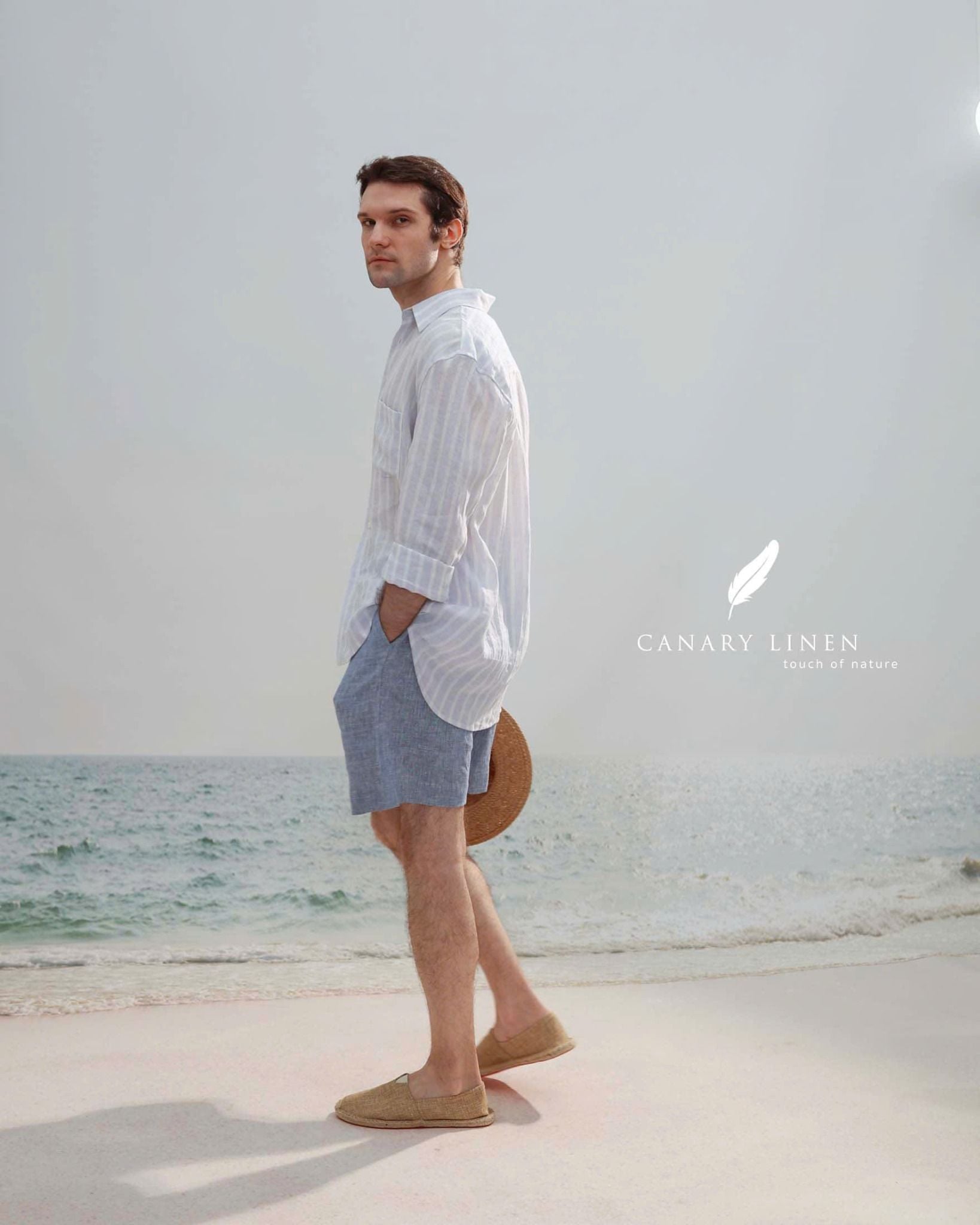  Nomad Shirt - Sọc xanh 