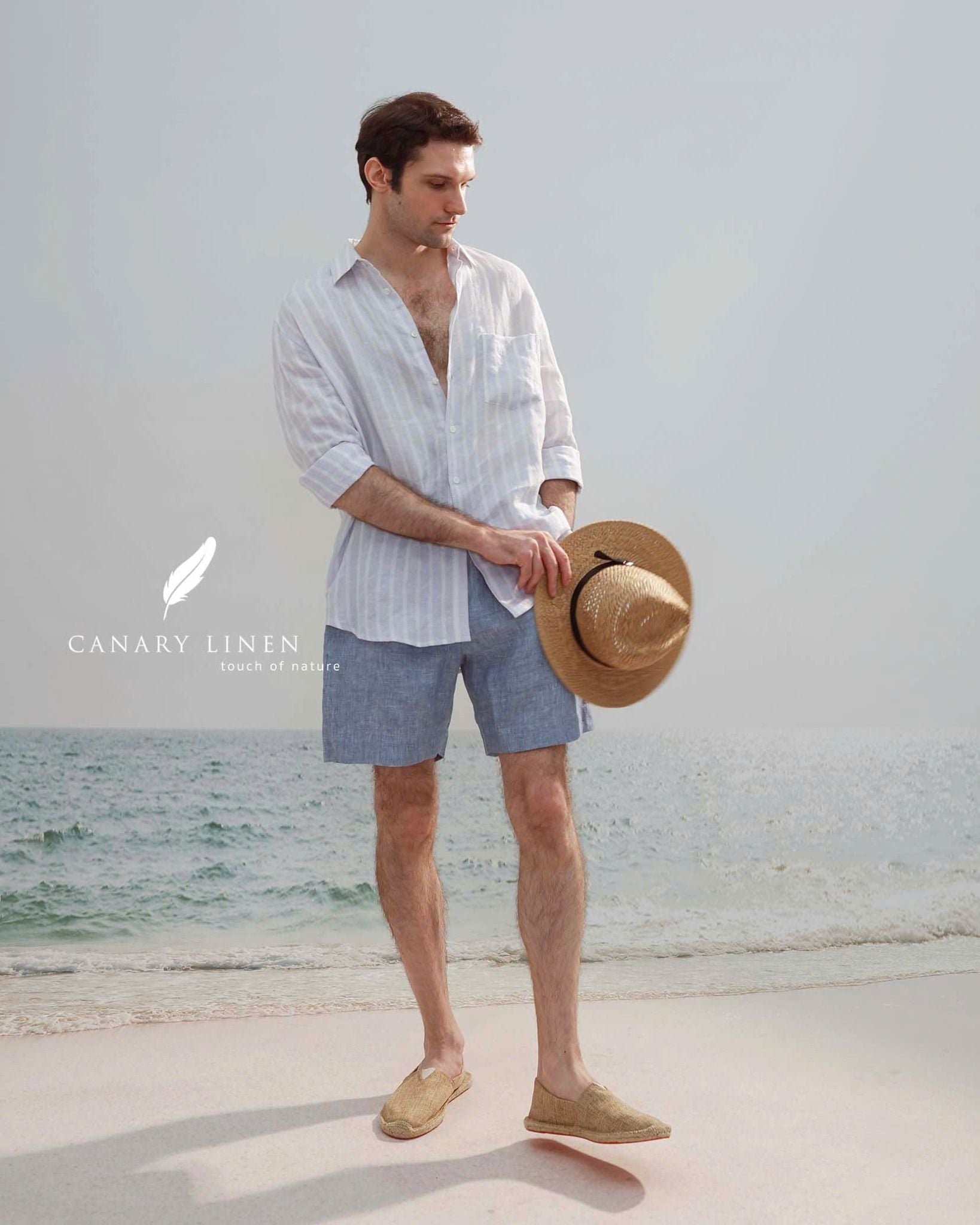 Nomad Shirt - Sọc xanh 