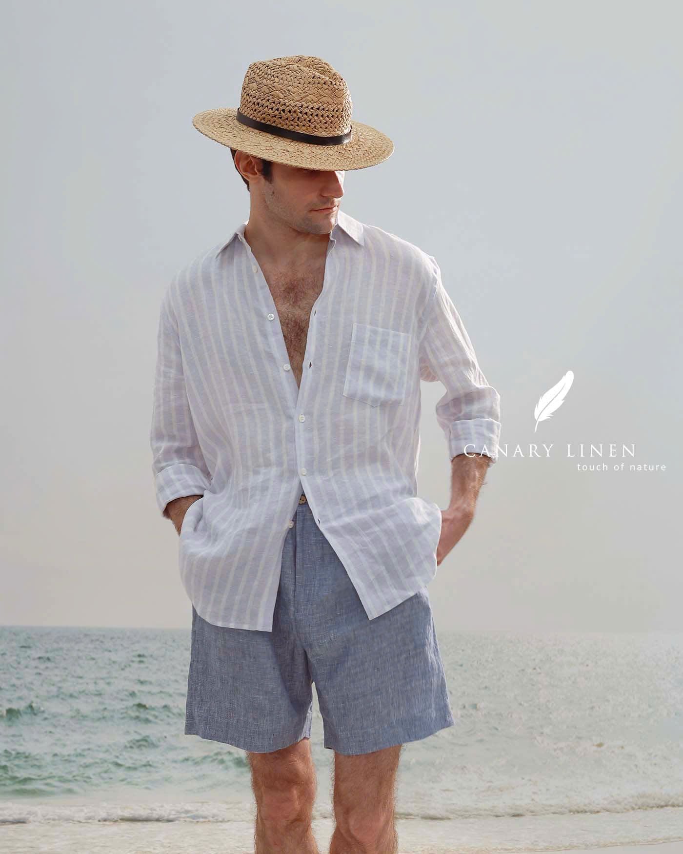  Nomad Shirt - Sọc xanh 