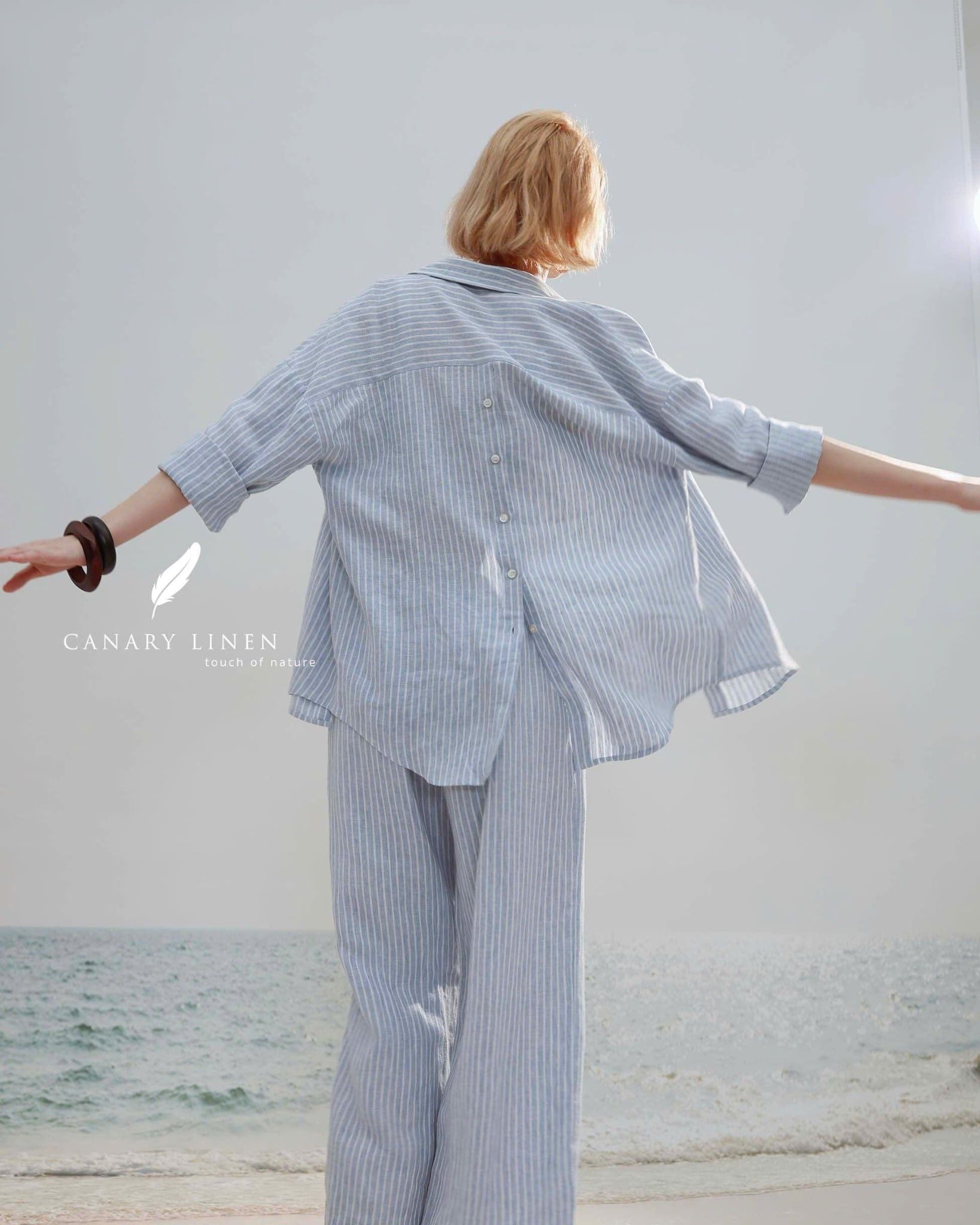  Backline Shirt - Sọc xanh 