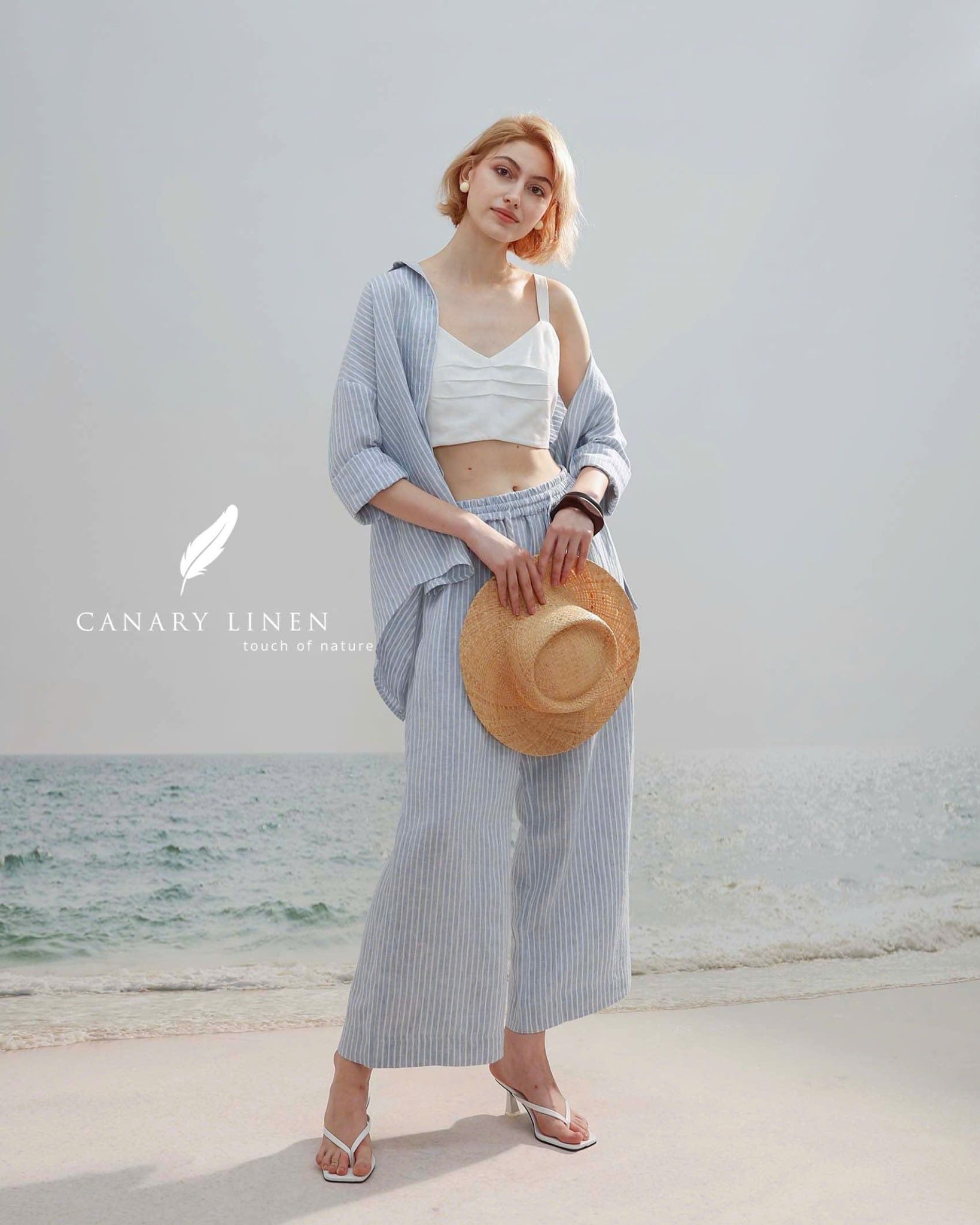  Sal Pants - Sọc xanh 