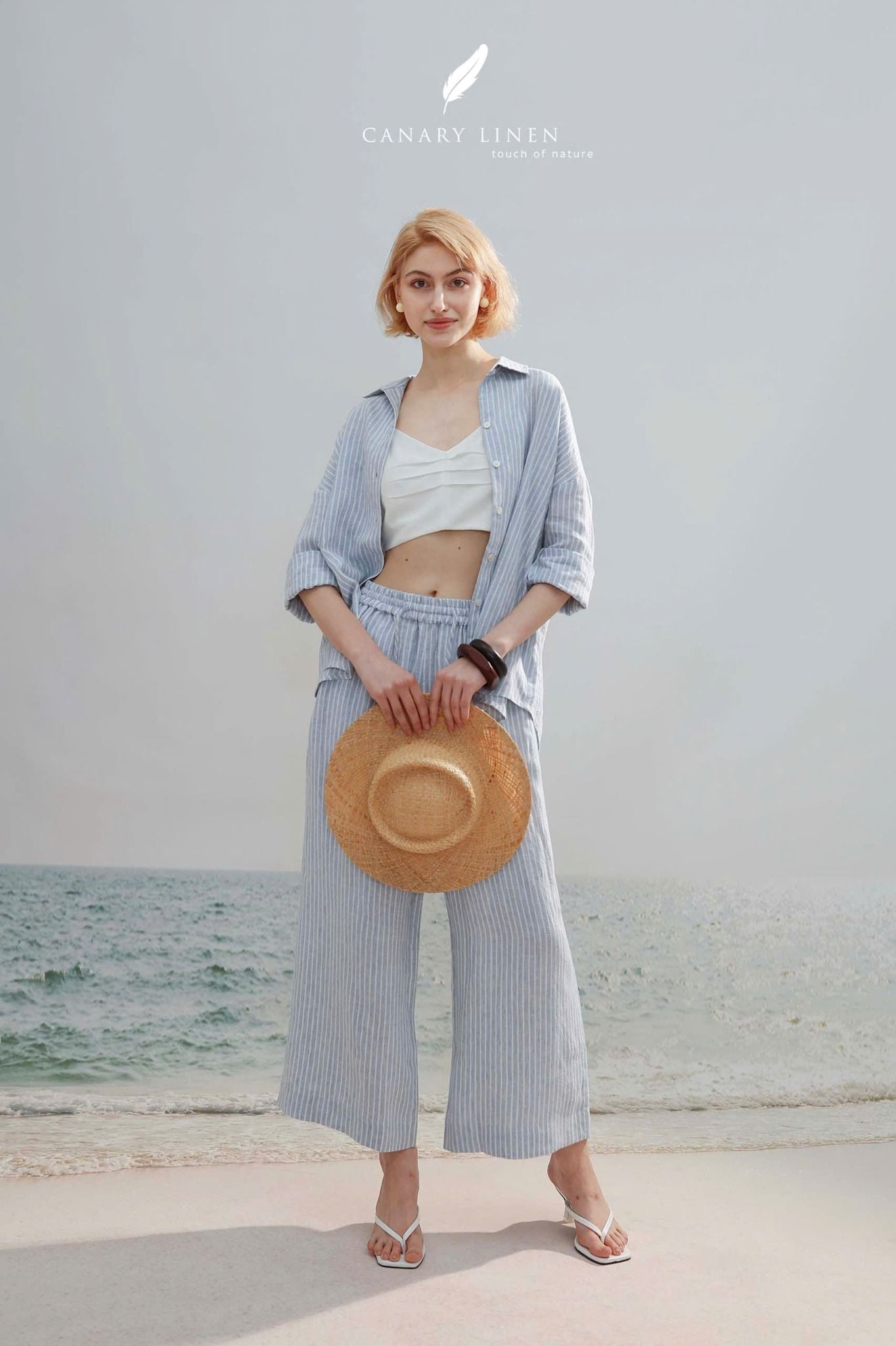 Sal Pants - Sọc xanh 