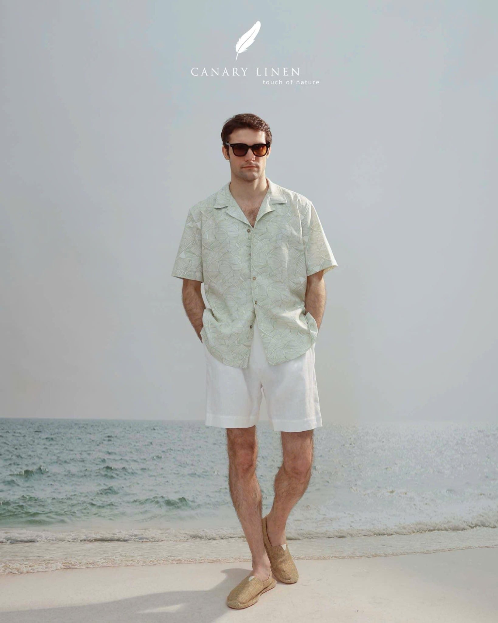  Dant Shirt - Lá xanh sọc 