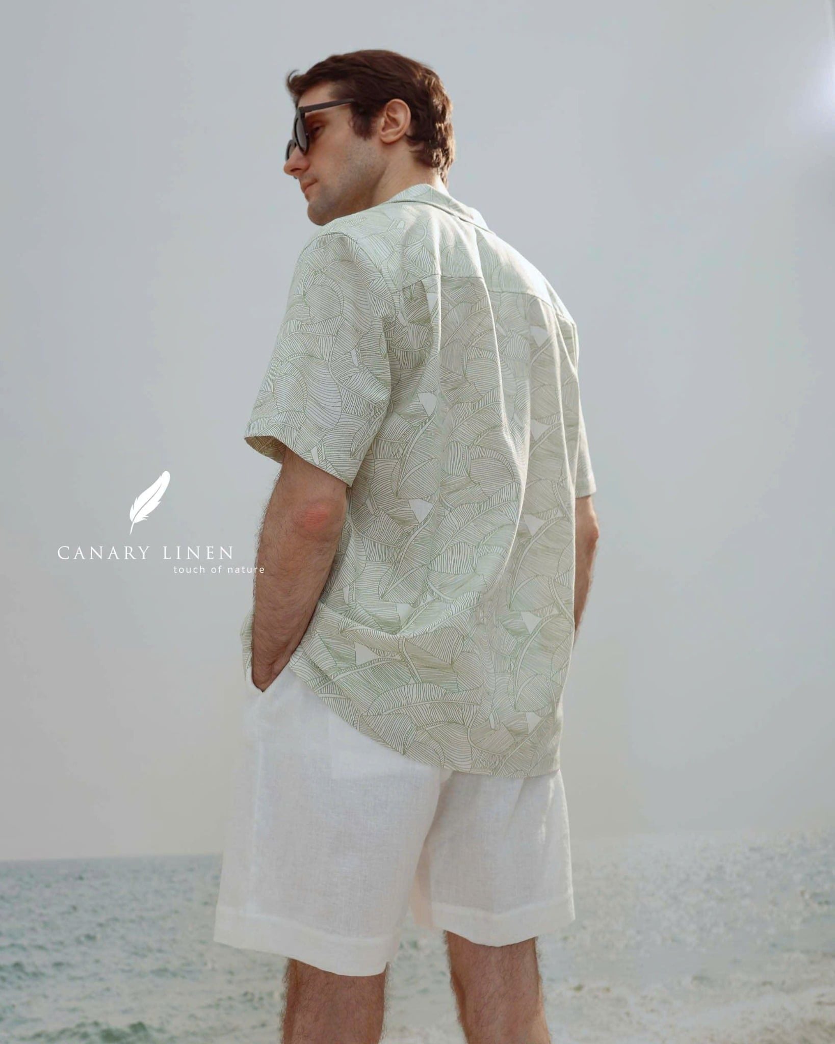  Dant Shirt - Lá xanh sọc 