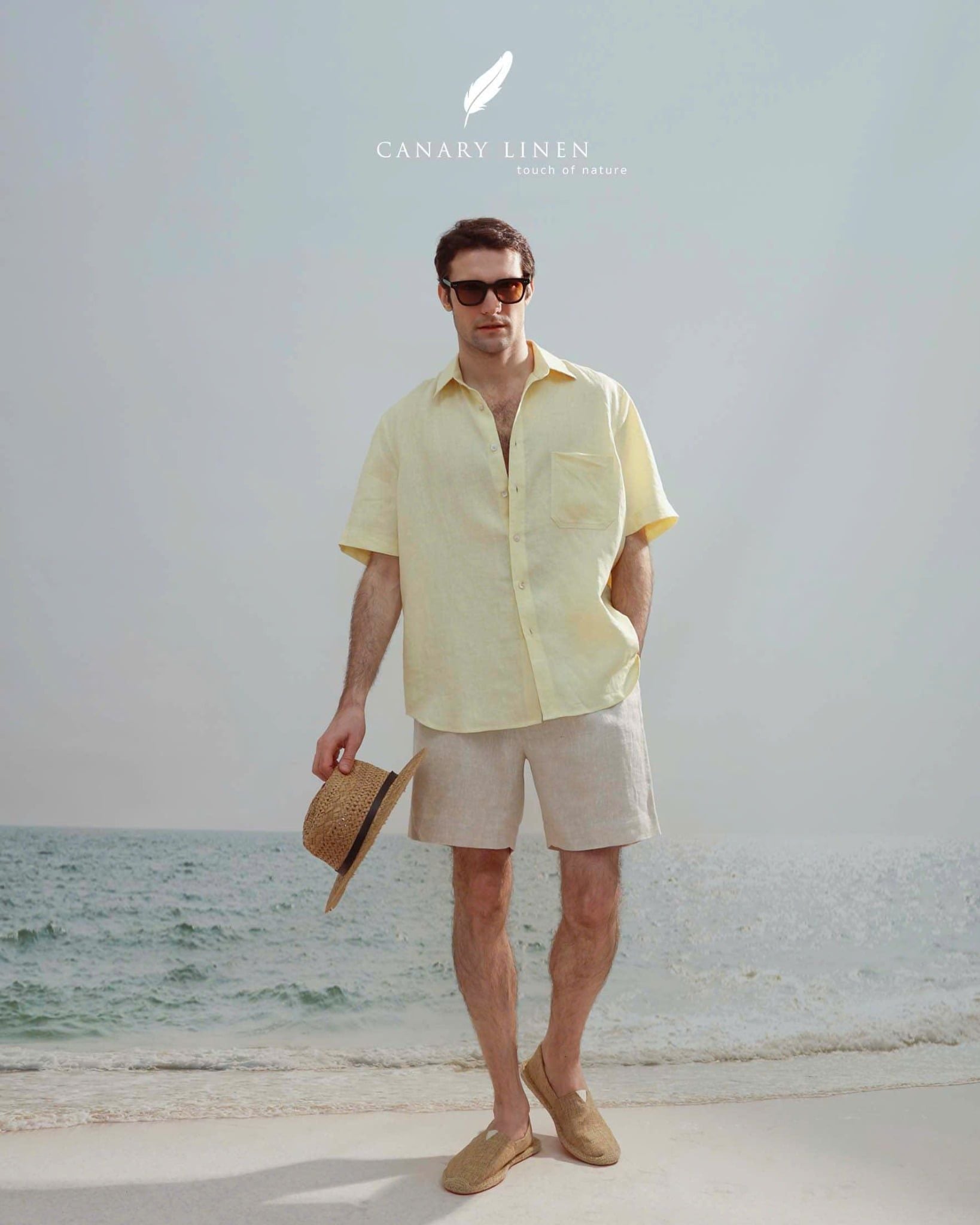  SharpLine Shirt - Vàng Pastel 