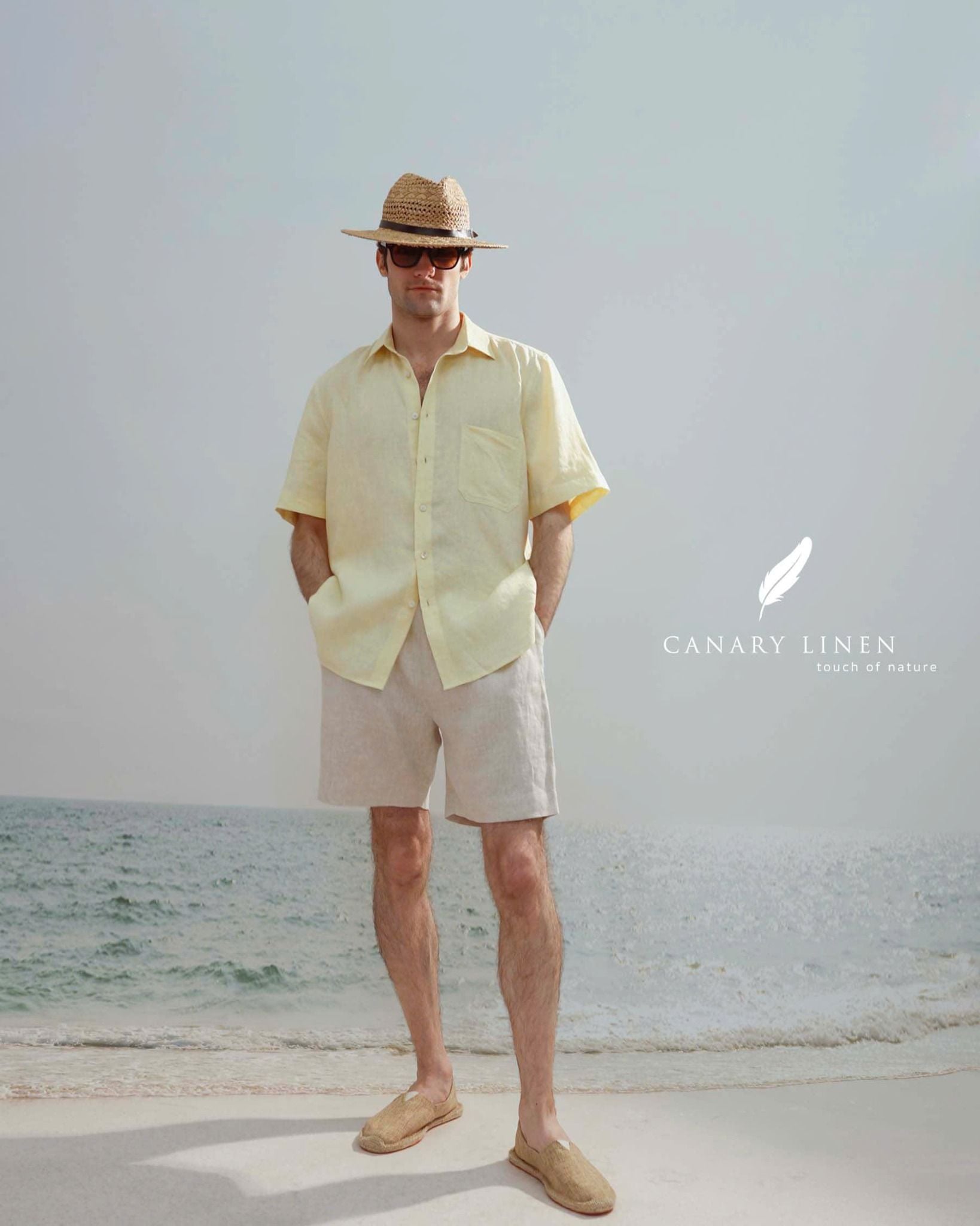  SharpLine Shirt - Vàng Pastel 