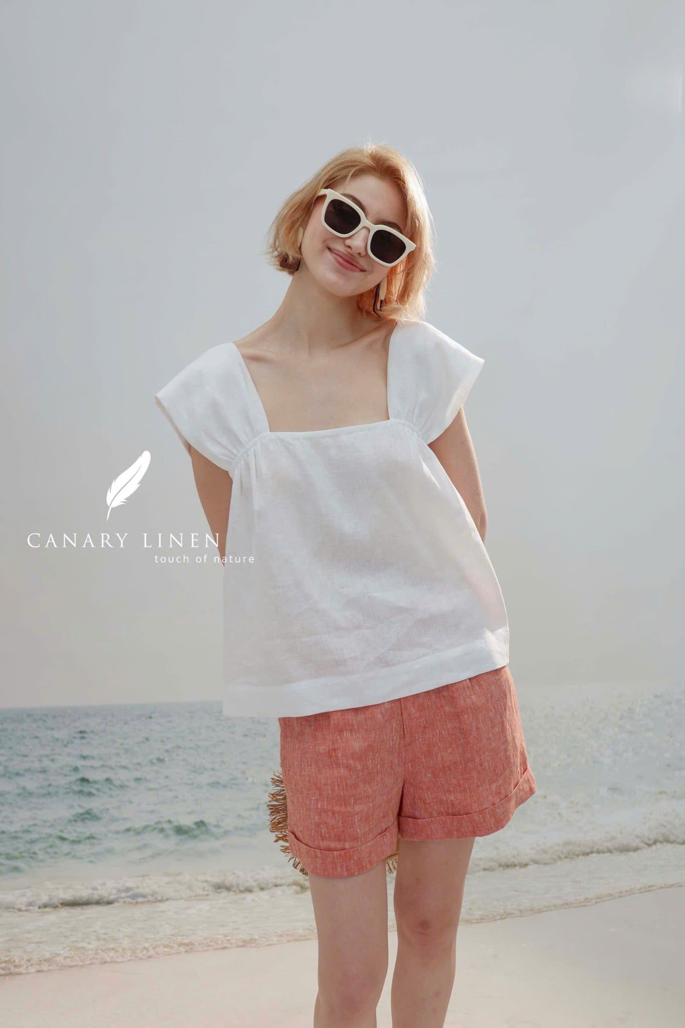 Effa Shorts - Đỏ Cam 