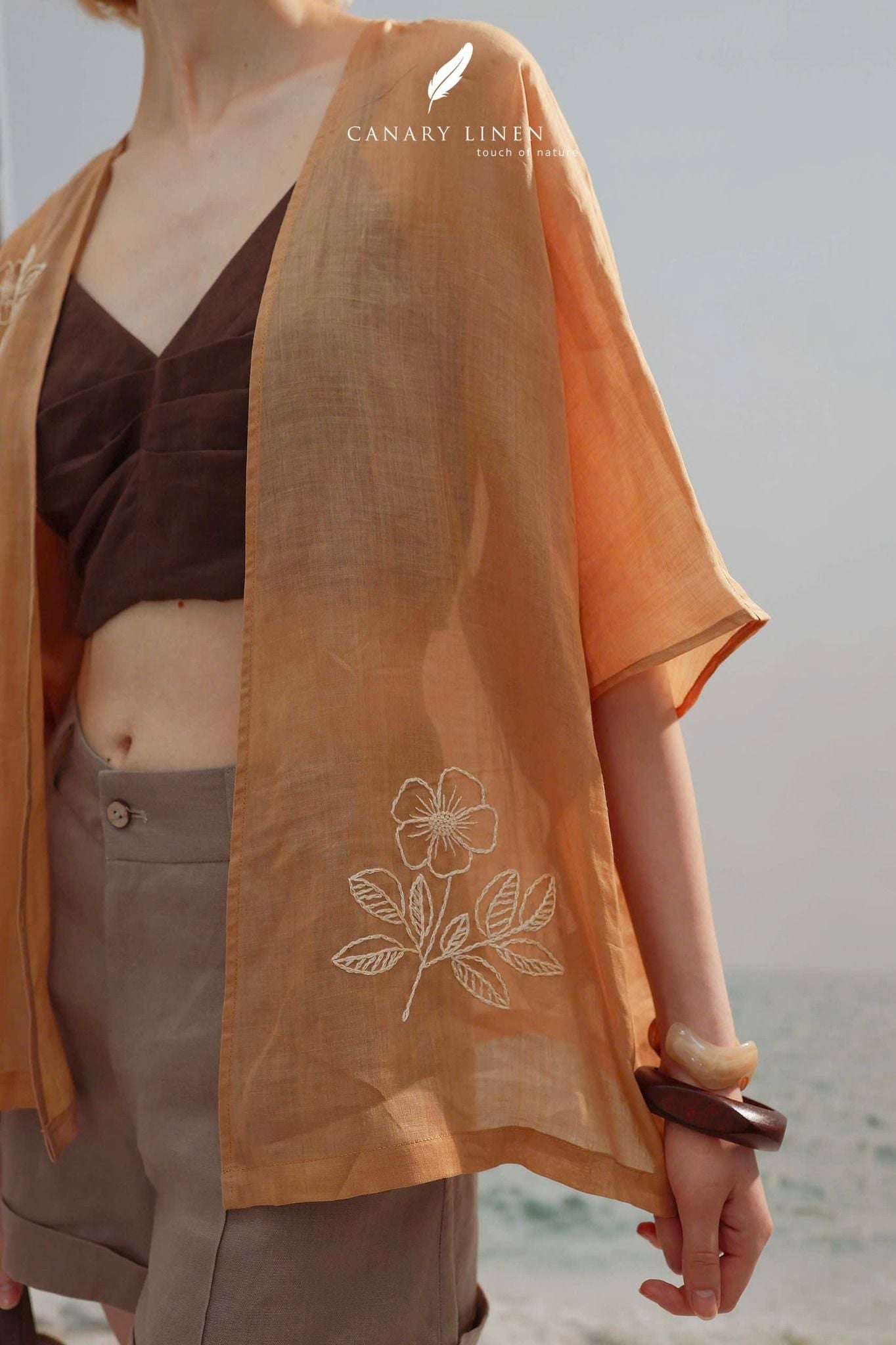 Elia Coat - Nâu nhạt 