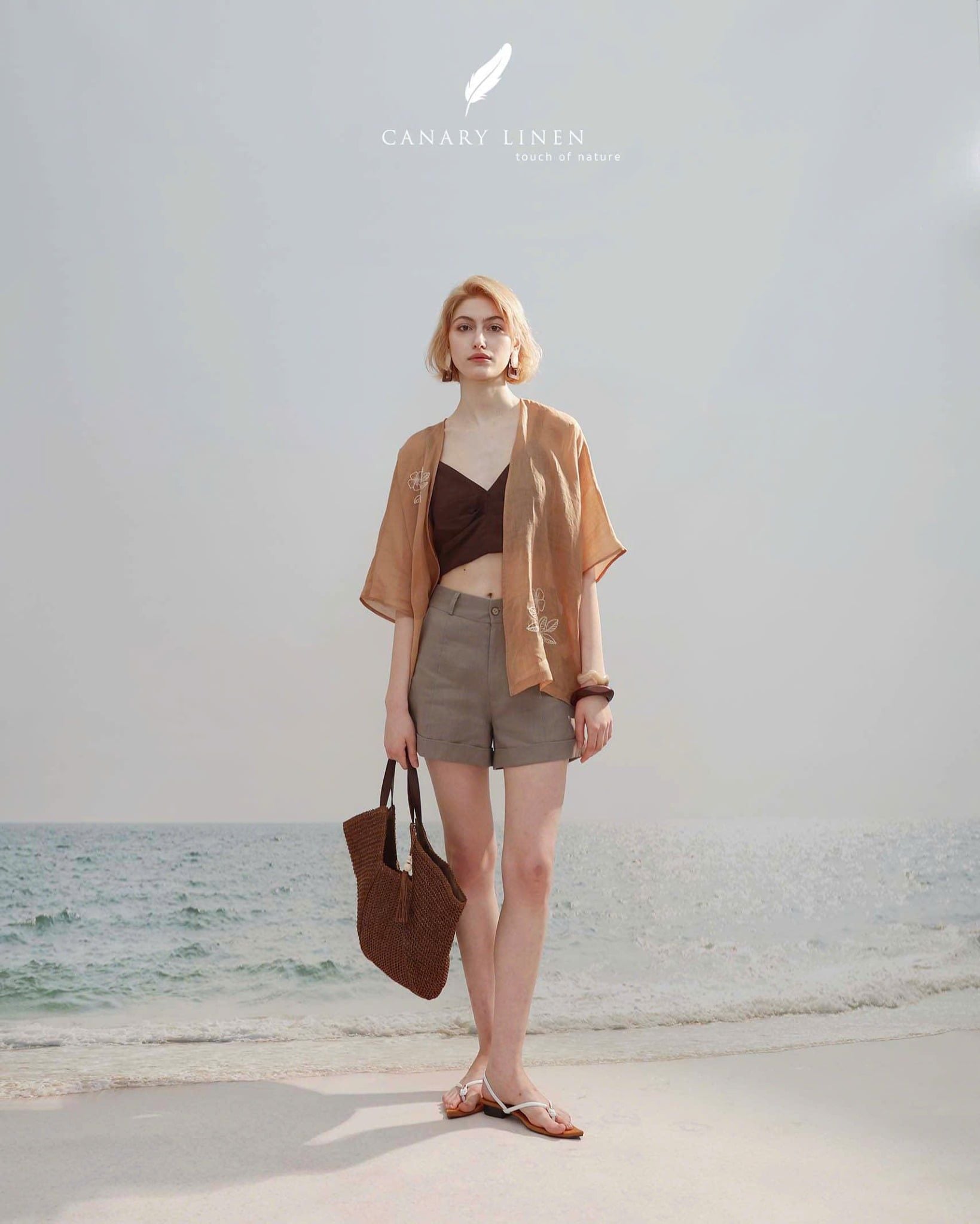  Elia Coat - Nâu nhạt 