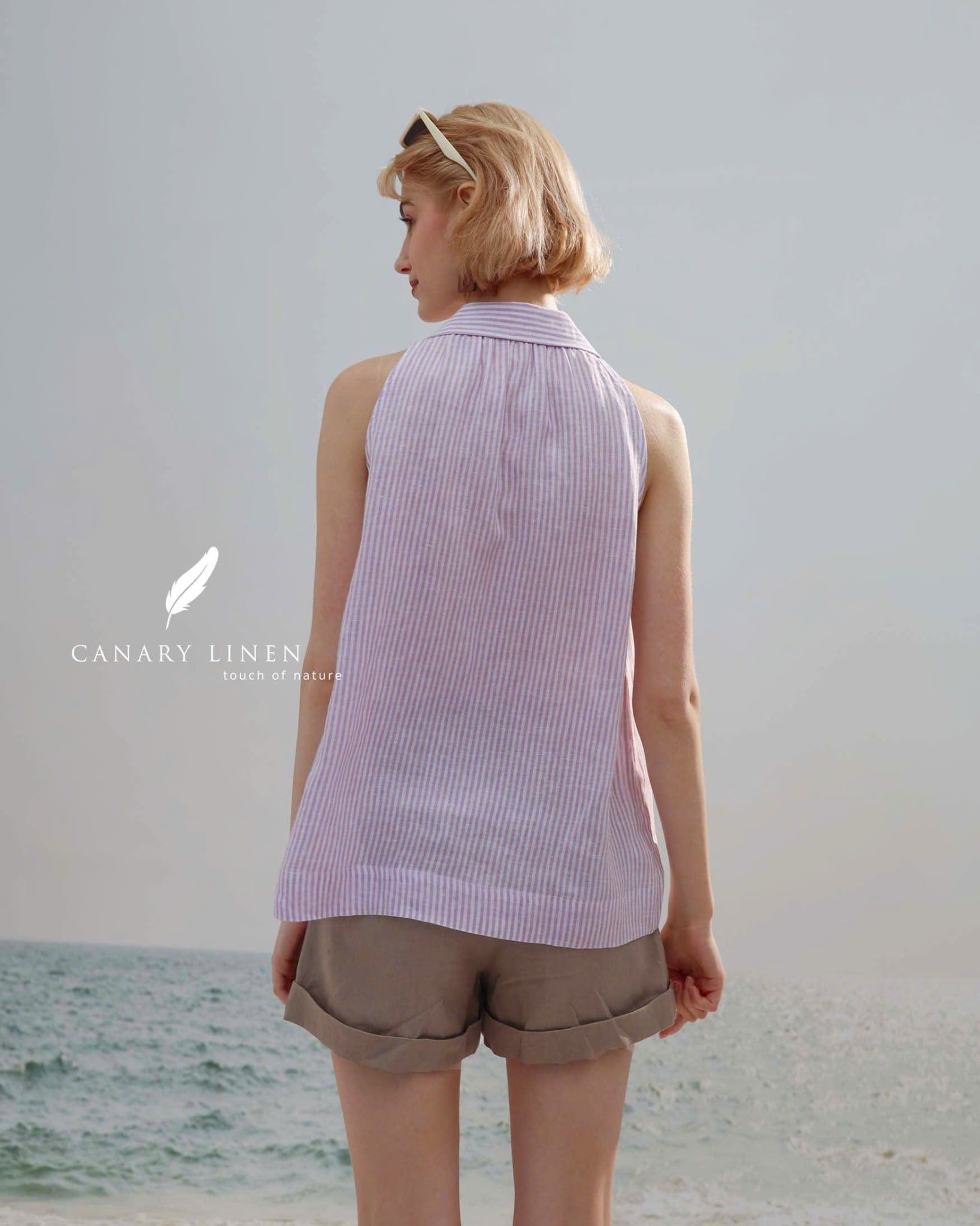  Collin Top - Sọc Tím 