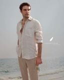  Nomad Shirt - Sọc be 