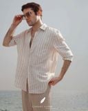 Nomad Shirt - Sọc be 