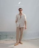  Nomad Shirt - Sọc be 